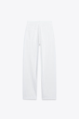 TRF MOM FIT HIGH-WAIST JEANS - Zara фото 8