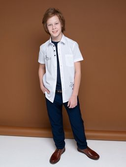 Уценка PELICAN BWCT8107 сорочка верхняя для мальчиков  фото 2