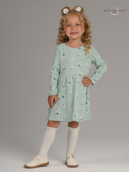 Платье Элла мятный букетик