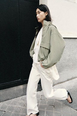 COATED HOODED JACKET - Zara фото 4