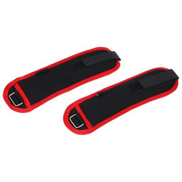 Утяжелители на запястье ONLYTOP, 2 шт. × 300 г, цвет красный
