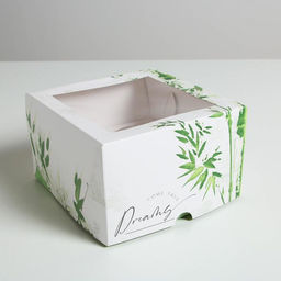 Цена за 5 шт. Коробка для капкейков, кондитерская упаковка, 4 ячейки «Dreams come true», 16 х 16 х 10 см