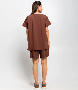 Костюм #ОКТ085002, коричневый