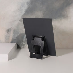 Зеркало настольное, прямоугольное, 17.5×22 см, без рамки, чёрное