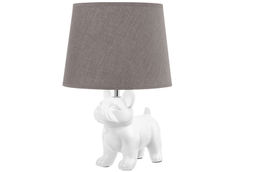 Настольная лампа 25*25*38 см Собака+ серый круг абажур - Elan gallery фото 4