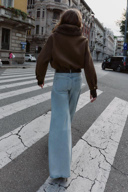 Z1975 WIDE-LEG HIGH-WAIST JEANS - Zara фото 3