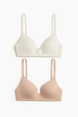 Pack de 2 sujetadores de algod?n sin aros - H&m фото 12