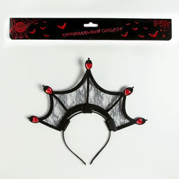 Ободок для волос карнавальный Королева пауков - Страна карнавалия фото 4