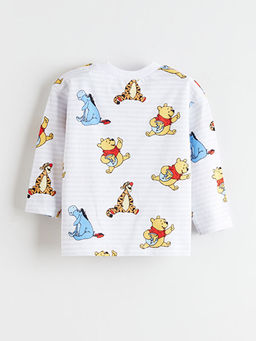 Winnie the Pooh Bask?l? Erkek Bebek Sweatshirt ve E?ofman Alt 2li