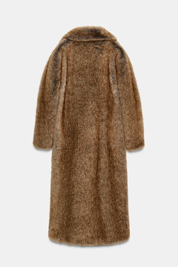 FAUX FUR COAT ZW COLLECTION LIMITED EDITION - Zara фото 6