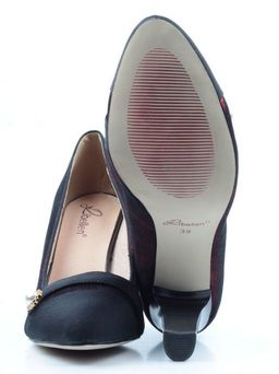 06-D607-81-2 BLACK/RED Туфли женские (натуральная кожа) - Фабричный китай фото 14