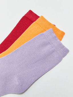 Basic K?z ?ocuk Soket ?orap 3l? - Waikiki фото 3