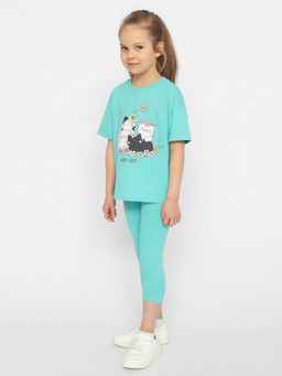 CRB wear / CSKG 70413-38 Бриджи для девочки,ментоловый/Ex.Cherubino  фото 2