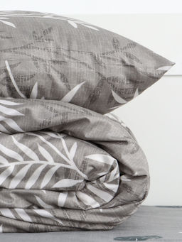 КПБ LoveLife евро Листья 200х220 см, 220х240 см, 50х70 см-2 шт, 75гр/м2, микрофибра  фото 2