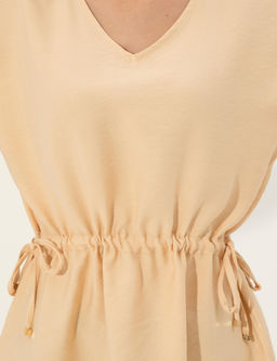 Bej Comfort Fit K_sa Kollu Bluz - Pierre cardin фото 6