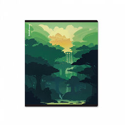 Цена за 5 шт. Тетрадь общая ученическая ErichKrause Silhouette Landscapes, 96 листов, клетка, глянцевая ламинация_MIX-PACK  фото 4