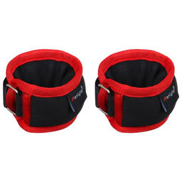 Утяжелители на запястье ONLYTOP, 2 шт. × 100 г, цвет красный