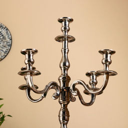 Подсвечник «Сиден», на 5 свечей, 27×41×80 см, алюминий