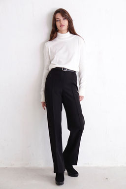 10972 Брюки со стрелками чёрные - Martichelli фото 23