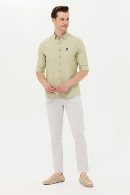 U. S. Polo Assn / Мужские светло-серые брюки из плотной ткани/чиносы - U.s. polo assn фото 15