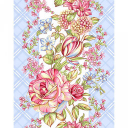 Дорожка столовая, сервировочная 50х180см "Нежность", хлопок "Премиум" 236г/м2, упаковка классическая 28х41см, "Домашняя мода" (Россия)