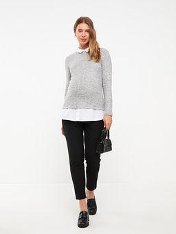 Kar?n Panelli D?z Hamile Pantolon