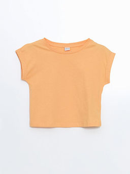 Bisiklet Yaka K?z ?ocuk Ti??rt