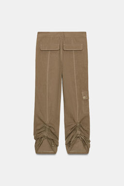 FLOWING GATHERED TROUSERS - Zara фото 15
