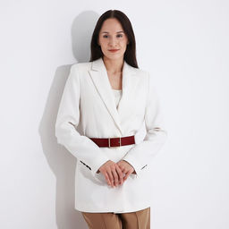 Ремень женский, ширина 4 см, пряжка металл, цвет тёмно-красный - Simaland фото 3