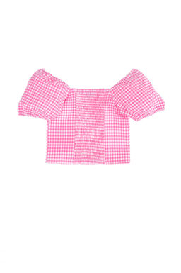 U. S. Polo Assn Розовая рубашка с коротким рукавом для девочки - U.s. polo assn фото 3