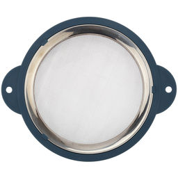 Сито из нержавеющей стали Краски д15,5см, цветная пластмассовая окантовка, цвет - синий (Китай) - Домашняя Мода фото 2