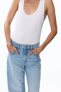 Camiseta sin mangas en canal? de mezcla de seda - H&m фото 4