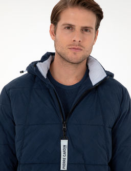 Lacivert Kap__onlu Spor Mont - Pierre cardin фото 2