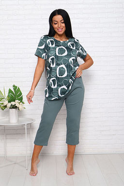 Костюм с бриджами (00983, зеленый) - Плиона фото 7