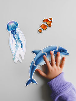 ФРЕЯ PZL-BК-008 Пазлы для малышей Обитатели морей и океанов 27 элемент