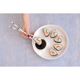 Палочки для суши «Геометрия», набор 10 шт., 24.5 см, керамика