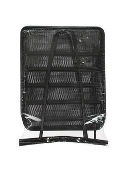 Лоток для бумаг, горизонтальный, металлическая сетка, 5 отделений, чёрный