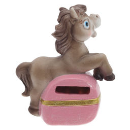 Копилка "Лошадка", L9 W5,5 H10,5 см, 2в.