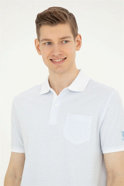 Мужская голубая футболка - U.s. polo assn фото 2