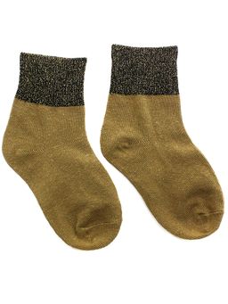 Детские носки 3-5 лет 15-18 см С люрексом Коричневые