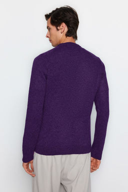 TRENDYOL MAN Gri Unisex Fit Yunlu Bisiklet Yaka Reglan Kol Dokulu Yun Kar?s?ml? Triko Kazak TMNAW22KZ0290 - Trendyolmilla фото 24