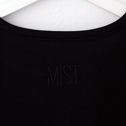 Футболка женская MIST basic, размер 40-42, чёрная