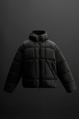HOODED PUFFER JACKET - Zara фото 16