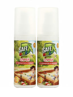Спрей от комаров SAFEX Kids, 2 штуки