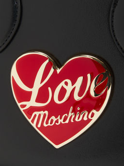 Женский тоут LOVE MOSCHINO LOVE HEART Артикул 4561195, черный  фото 2