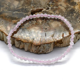 Браслет на резинке шарик гр.4мм из аметиста, 17см - Радуга камня фото 5