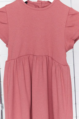 Gul Kurusu K?z Cocuk F?rf?rl? K?sa Kol Orme Elbise TKDSS24EL00009 - Trendyolmilla фото 7