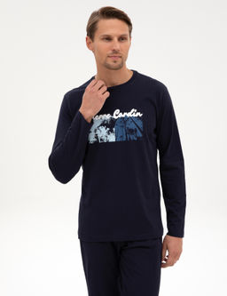 Lacivert Pijama Tak_m_