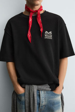 CONTRAST PRINT SWEATSHIRT - Zara фото 5