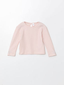 Bisiklet Yaka Basic K?z Bebek Ti??rt ve Pantolon 2li Tak?m - Waikiki фото 2